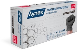 Handschoen Hynex nitril XL zwart 5gr extra sterk 100 stuks
