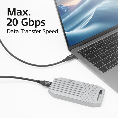 Kabel ACT USB-C 4.0 20Gbps 2m-2
