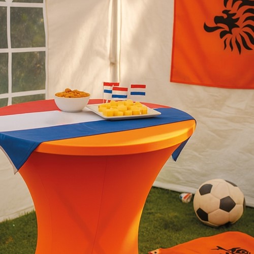 Tafelrok BRASQ voor statafel 80cm oranje-1