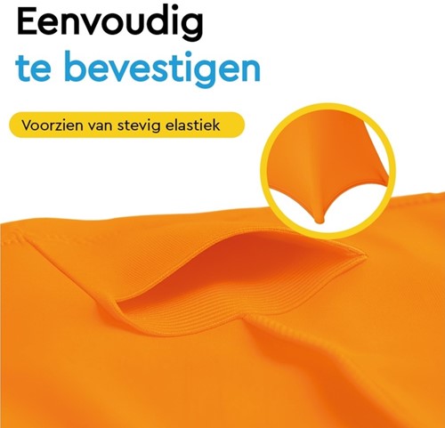 Tafelrok BRASQ voor statafel 80cm oranje-3