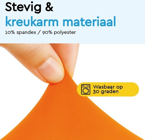 Tafelrok BRASQ voor statafel 80cm oranje-4