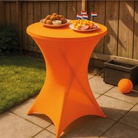 Tafelrok BRASQ voor statafel 80cm oranje-7