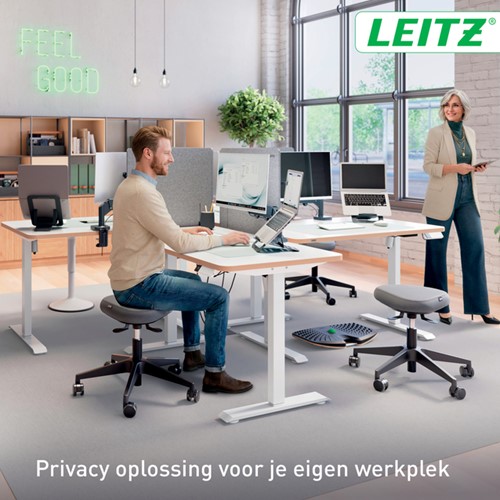 Bureauscherm Leitz in hoogte verstelbaar 70x80cm-2