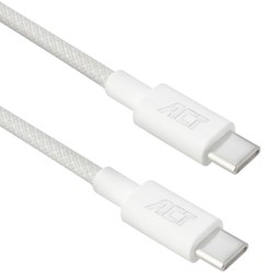 Kabel ACT 2.0 USB-C 60W 1 meter wit