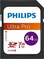 Geheugenkaart Philips Ultra Pro SDXC Class 10 UHS-I U3 64GB-2