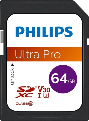Geheugenkaart Philips Ultra Pro SDXC Class 10 UHS-I U3 64GB-2