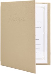 Menukaart Securit Signature A4 zand