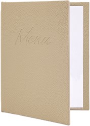 Menukaart Securit Signature A5 zand