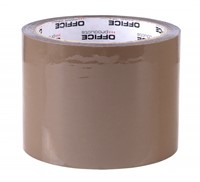Verpakkingstape PP acryl, 72mmx55m, bruin-2