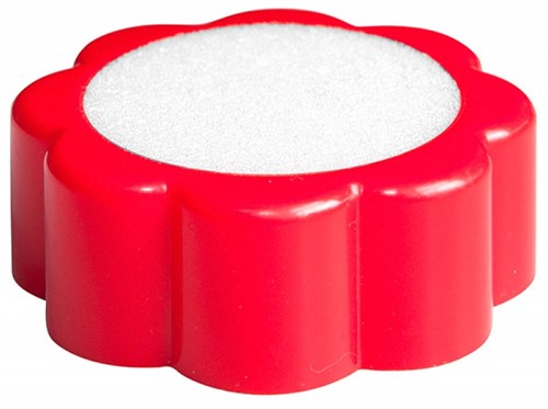 Bevochtiger met spons, rood