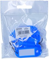 Sleutellabel, blauw, 50x20 mm, 10 stuks-2