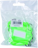 Sleutellabel, groen, 50x20 mm, 10 stuks-2