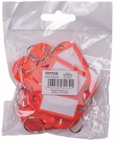 Sleutellabel, rood, 50x20 mm, 10 stuks-2