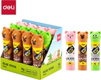 Deli Stick Up lijmstift diertjes, 9 gram, assorti