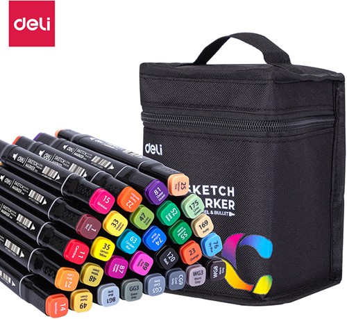 Deli Color Emotion sketchmarkers - 30 kleuren