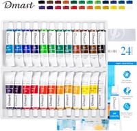 Deli Dmast watercolorverf - 24 kleuren x 12ml 