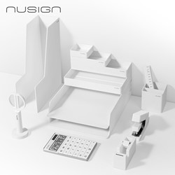 Deli NuSign complete set bureau accessories wit, 13-delig 