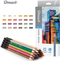 Deli Dmast Pastelpotloden - 24 kleuren