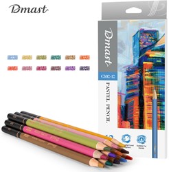 Deli Dmast Pasterpotloden - 12 kleuren