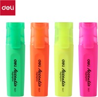 Deli markeerstift met beitelpunt, 1-5mm, set à 4 kleuren-2