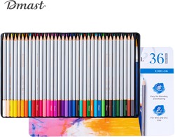 Deli Dmast watercolorpotloden - 36 kleuren