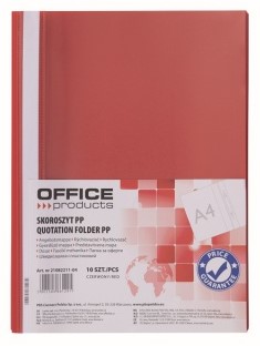 Snelhechter A4 PP 120/180 rood (10)