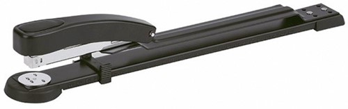 Nietmachine met lange arm, 50 vel, metaal, zwart