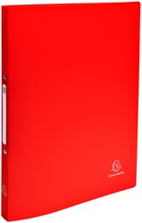 Ringband Exacompta A4 2-rings O-mech 15mm PP rood