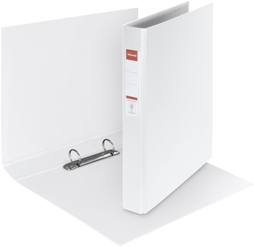 Ringband Esselte VIVIDA A4 2-rings O-mechaniek 25mm PP wit-1