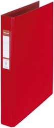 Ringband Esselte VIVIDA A4 4-rings O-mechaniek 25mm PP rood