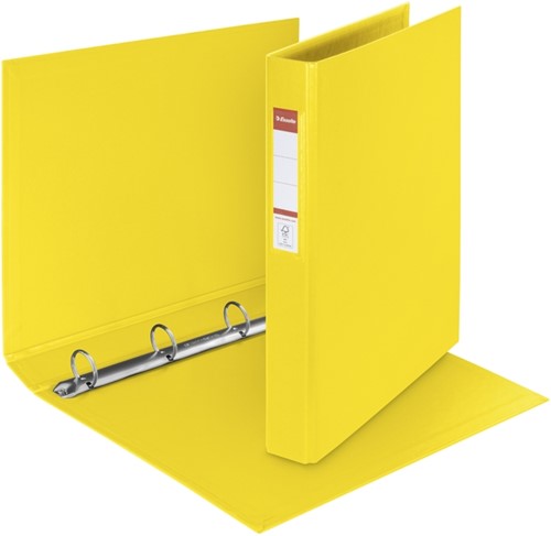 Ringband Esselte VIVIDA A4 4-rings O-mechaniek 25mm PP geel-2