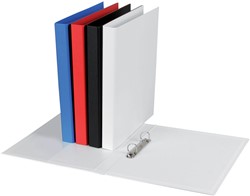 Ringband Quantore A4 2-rings D-mech 20mm PP wit