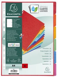 Tabbladen Exacompta 11-gaats extra breed 6-delig karton-3