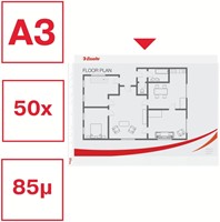 Showtas Esselte PP A3 11-gaats dwars 50 stuks-3