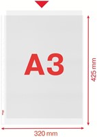 Showtas Esselte PP A3 recht 50 stuks-7