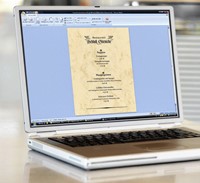 Designpapier Sigel A4 90gr marmer beige pak à 100 vel-3