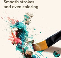 Deli Dmast watercolorverf - 24 kleuren x 12ml -2