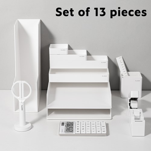 Deli NuSign complete set bureau accessories wit, 13-delig -2
