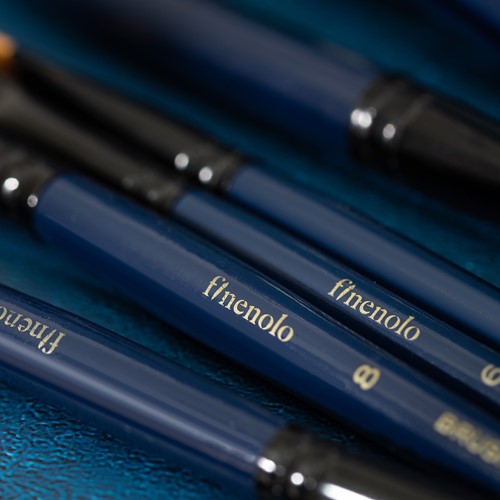 Deli Finenolo acrylverfpenselen hard nylon - set à 6 stuks-2