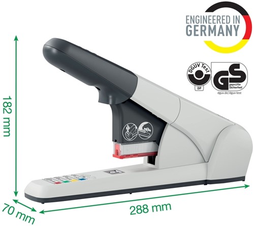 Nietmachine Leitz Heavy Duty 80 vel zilver-12