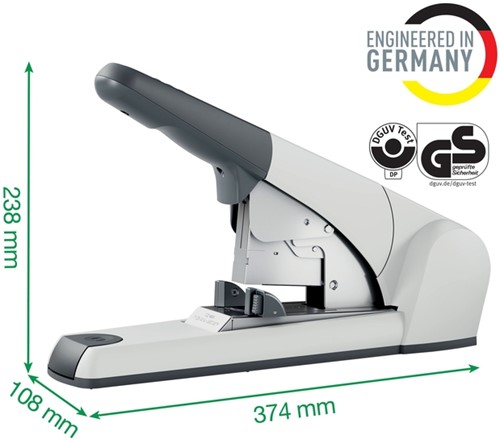 Nietmachine Leitz Heavy Duty Flat Clinch 120 vel zilver-2