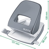 Perforator Leitz 5008 Nexxt  metaal 30 vel zwart blister-1