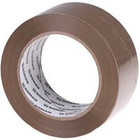 Verpakkingstape, 48mmx132mtr, 40micr, bruin-2
