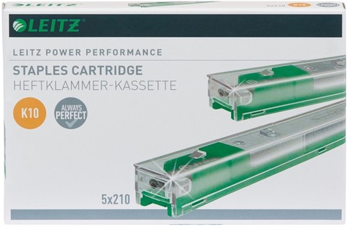 Nieten Leitz cassette K10 26/10 verzinkt 1050 stuks