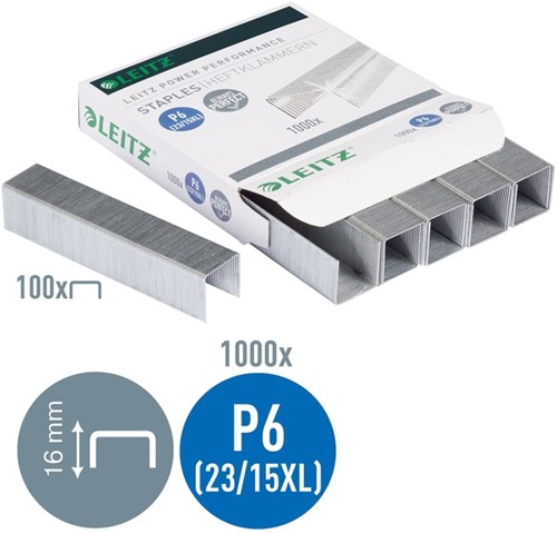 Nieten Leitz P6 23/15XL 1000 stuks-3