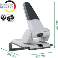 Perforator Leitz Heavy Duty 5180 65 vel zilver-3