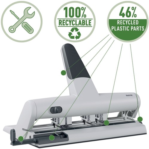 Perforator Leitz 5114 AKTO variabele multi zilver-8
