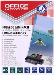 Lamineerhoes, A6, 2x125 micr, 100 stuks