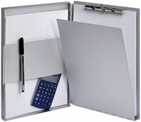 Klembordkoffer MAUL Assist A4 staand zijopening aluminium-7