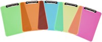 Klembord MAUL A4 staand transparant PS neon blauw-2